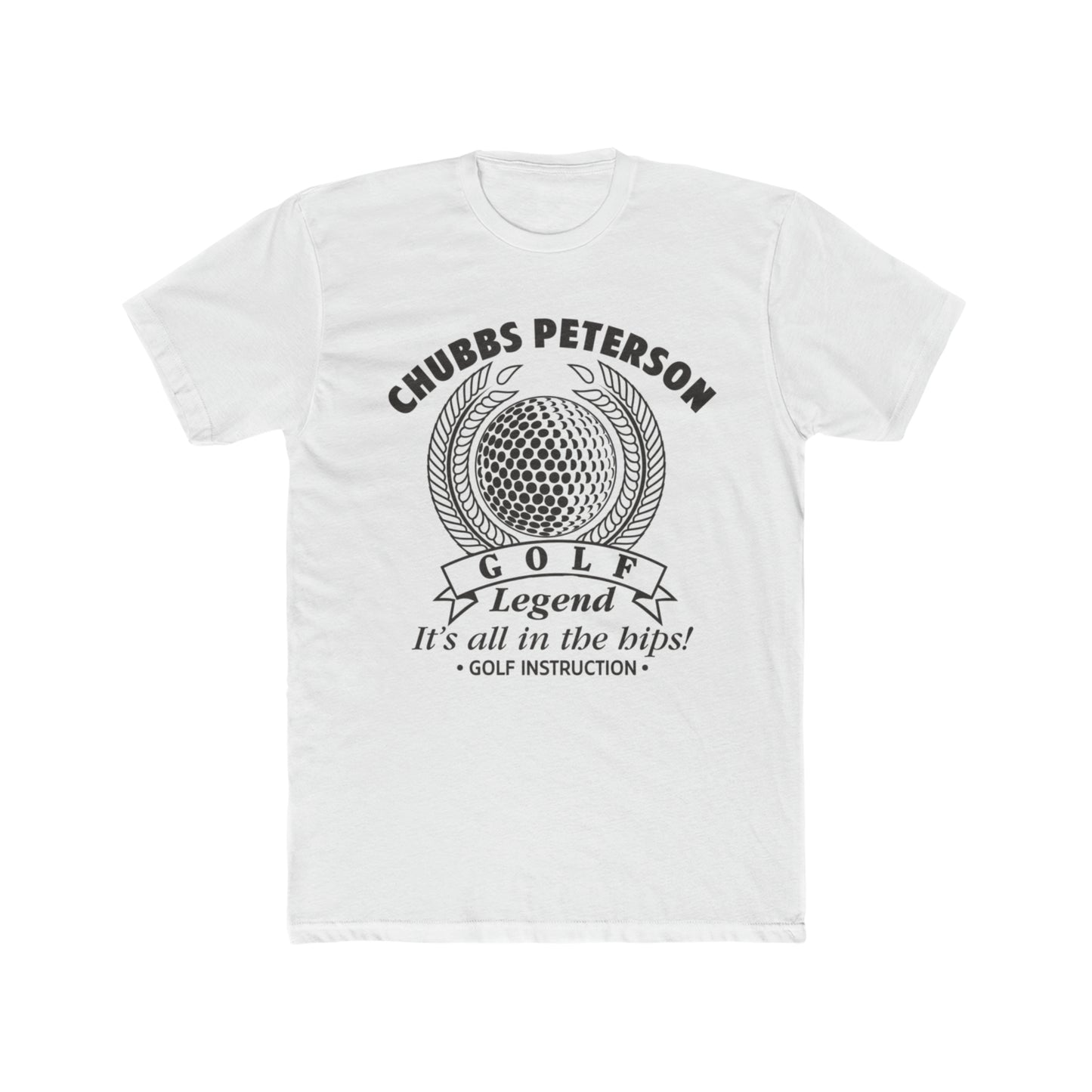 Happy Gilmore Parody T-Shirt, Adam Sandler, Chubbs Peterson Golf Legend, Golf Instruction Funny tee