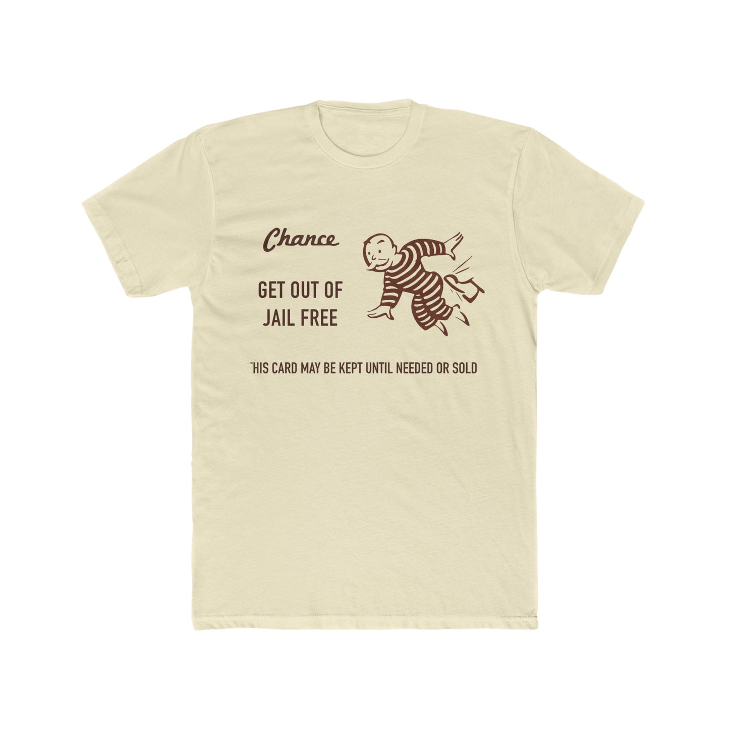 Chance, Get Out Of Jail Free Card, Monopoly Board Game Tee