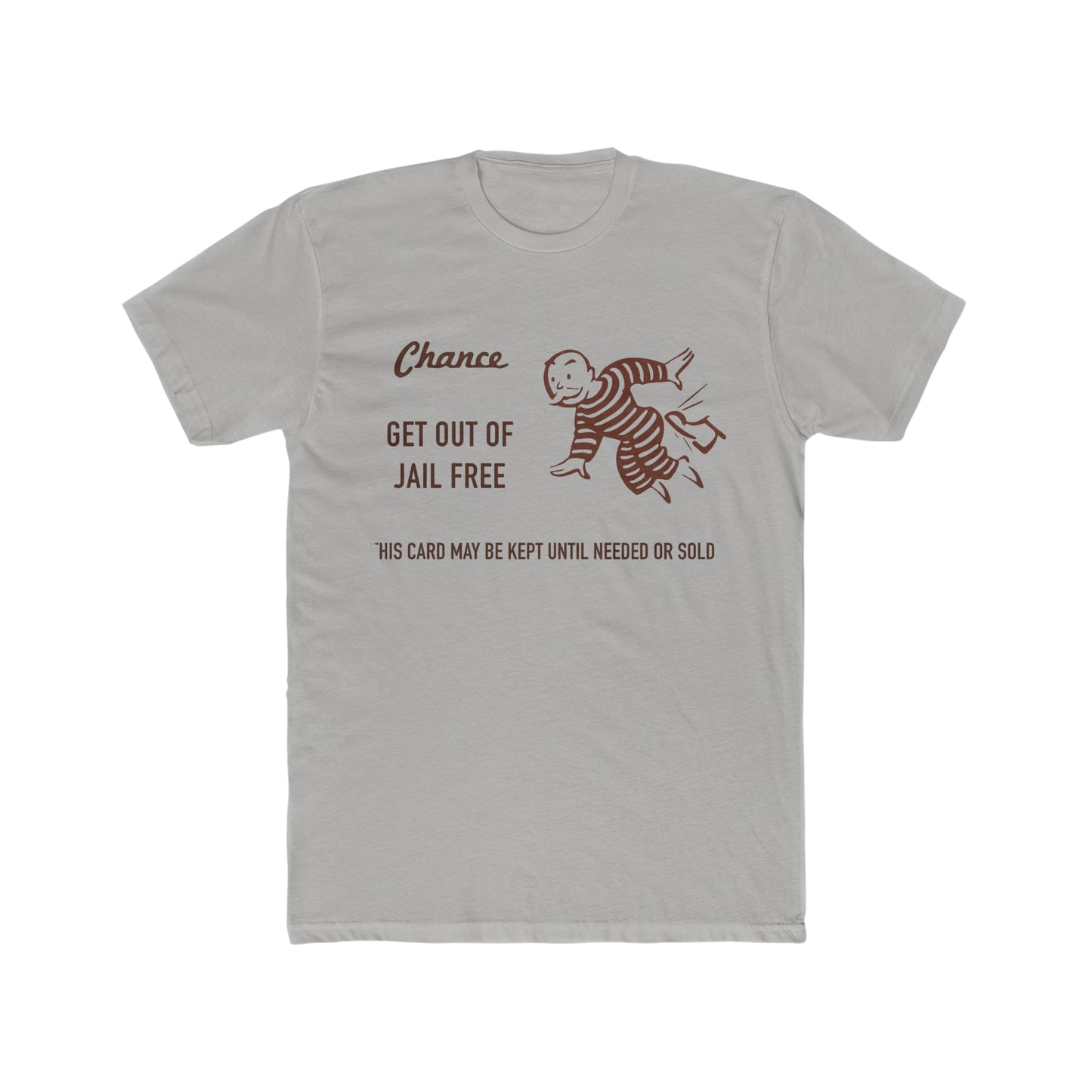 Chance, Get Out Of Jail Free Card, Monopoly Board Game Tee