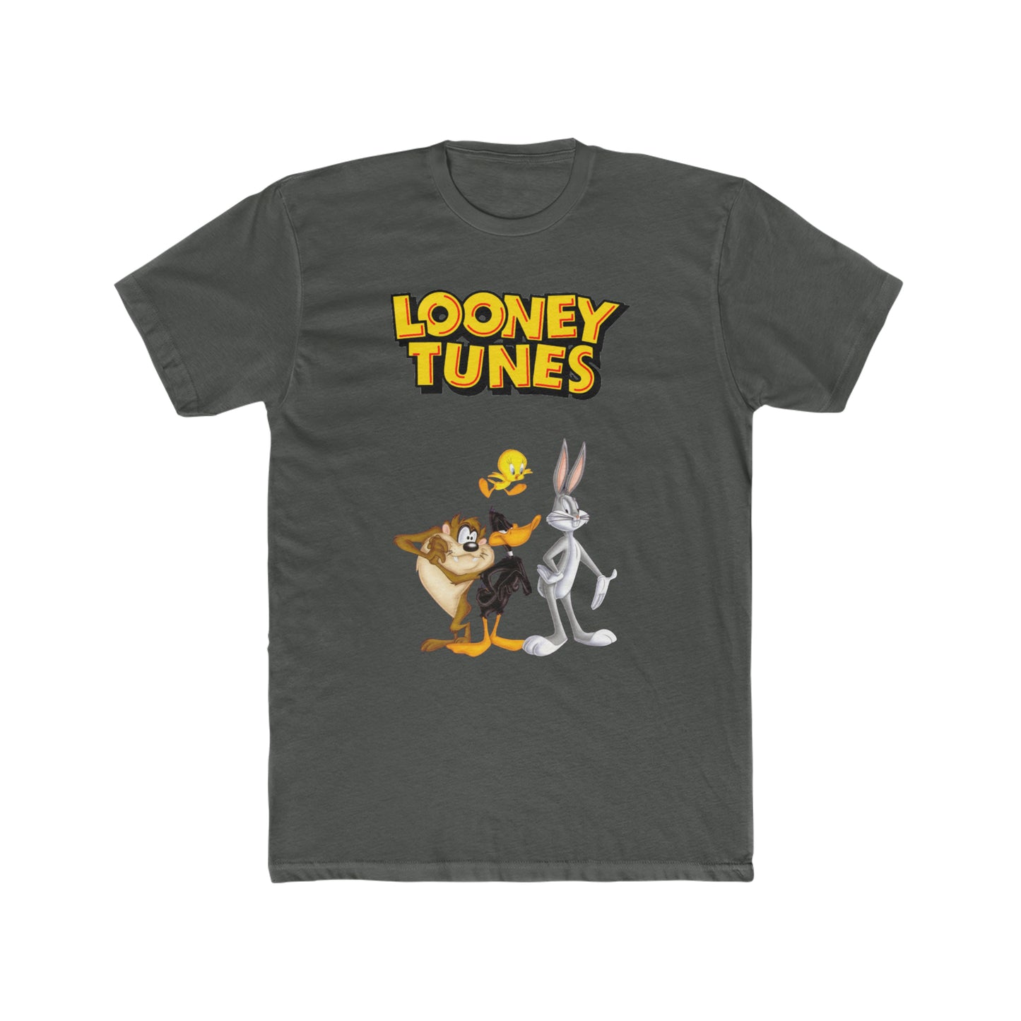 Looney Tunes Custom Design Tee, Bugs Bunny, Daffy Duck, Tweety Bird, Tasmanian Devil