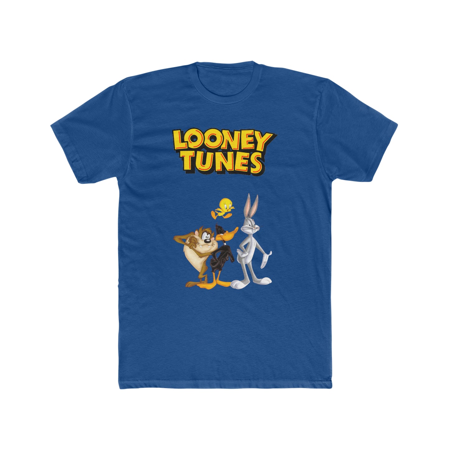 Looney Tunes Custom Design Tee, Bugs Bunny, Daffy Duck, Tweety Bird, Tasmanian Devil