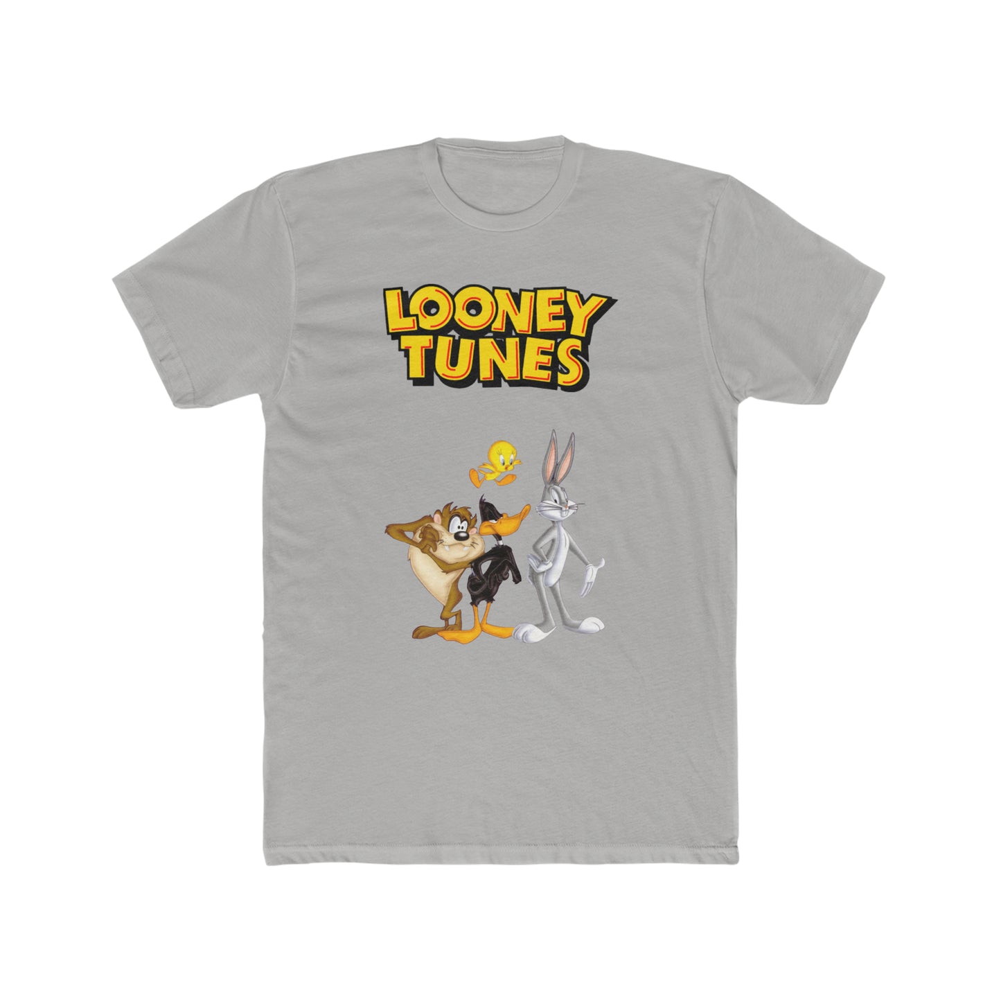 Looney Tunes Custom Design Tee, Bugs Bunny, Daffy Duck, Tweety Bird, Tasmanian Devil