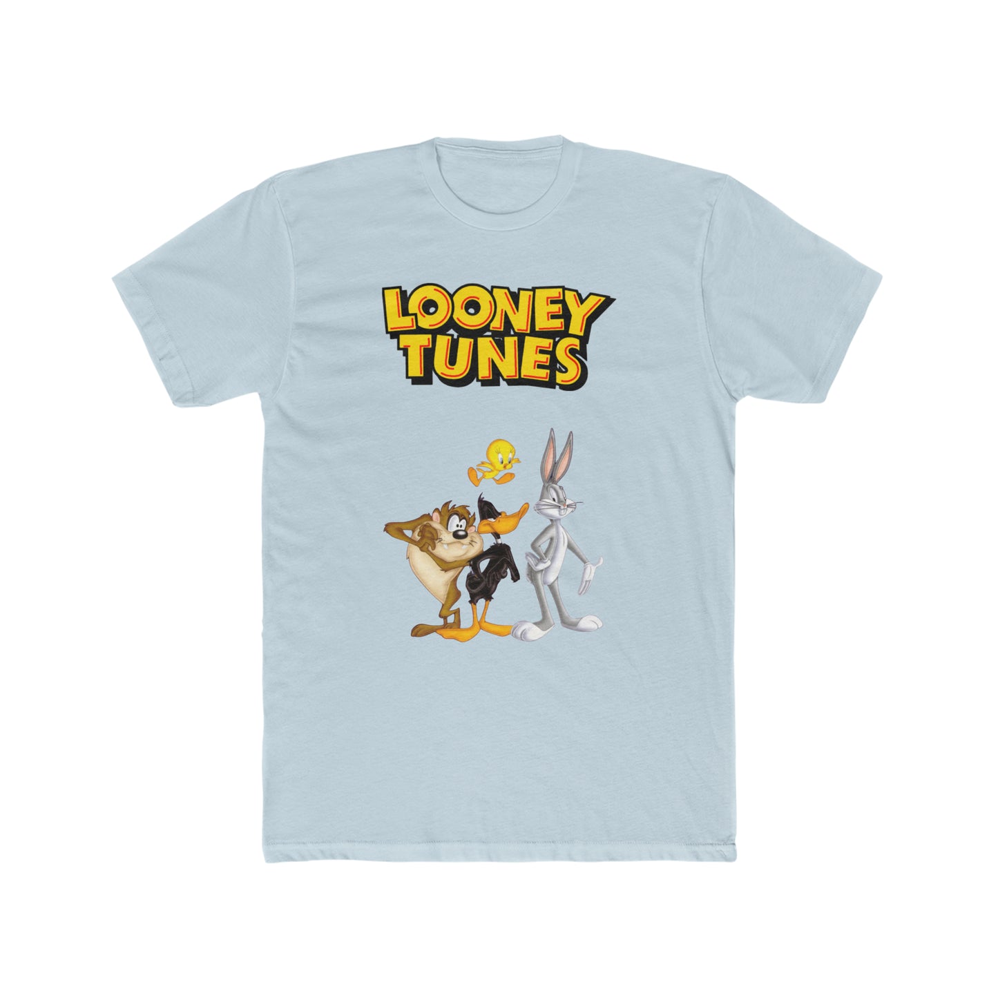 Looney Tunes Custom Design Tee, Bugs Bunny, Daffy Duck, Tweety Bird, Tasmanian Devil