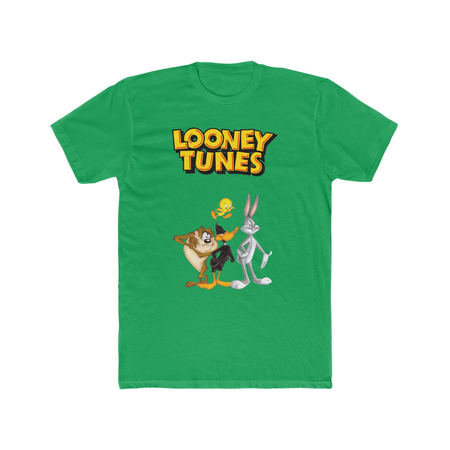 Looney Tunes Custom Design Tee, Bugs Bunny, Daffy Duck, Tweety Bird, Tasmanian Devil