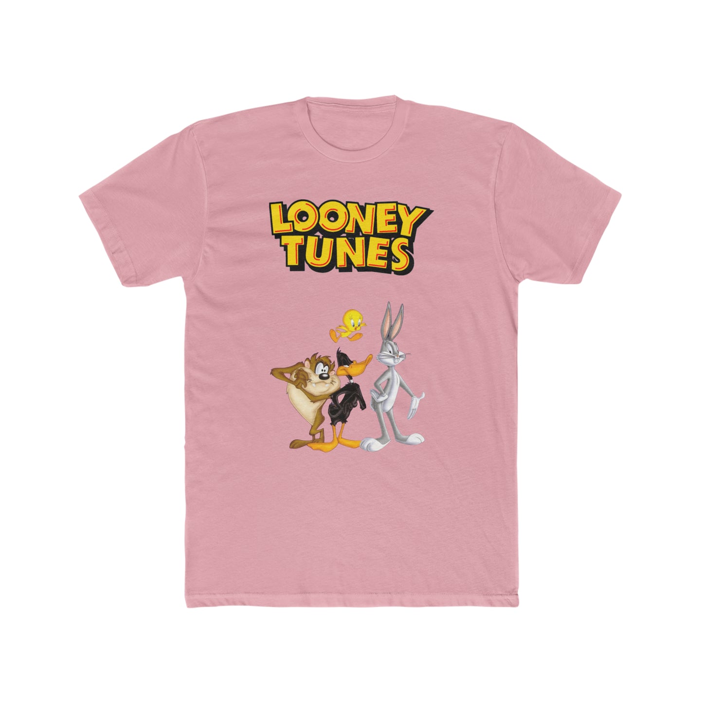 Looney Tunes Custom Design Tee, Bugs Bunny, Daffy Duck, Tweety Bird, Tasmanian Devil