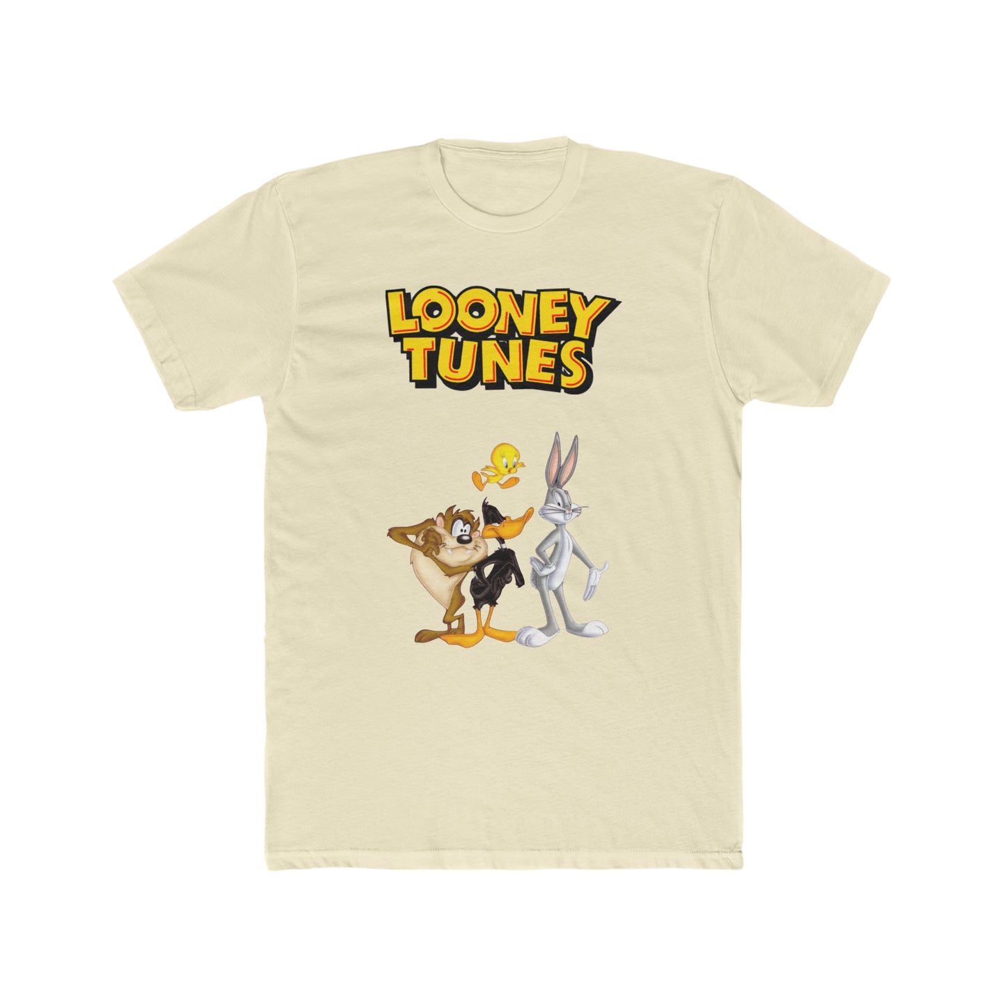 Looney Tunes Custom Design Tee, Bugs Bunny, Daffy Duck, Tweety Bird, Tasmanian Devil