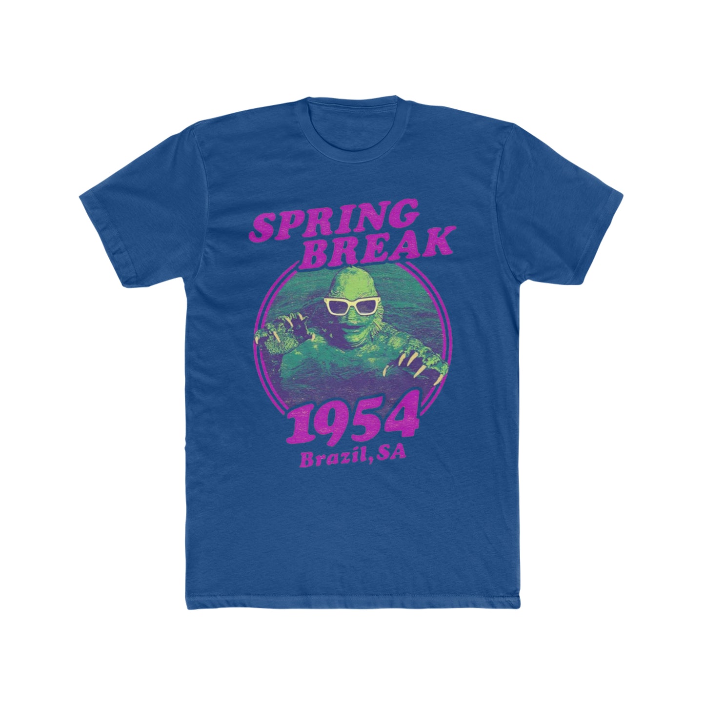 Creature from the Black Lagoon in Spring Break, 1954 Brazil, SA, Parody, Fun, Horror Humor Tee