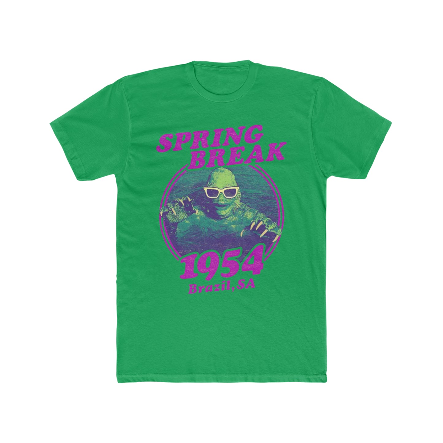 Creature from the Black Lagoon in Spring Break, 1954 Brazil, SA, Parody, Fun, Horror Humor Tee