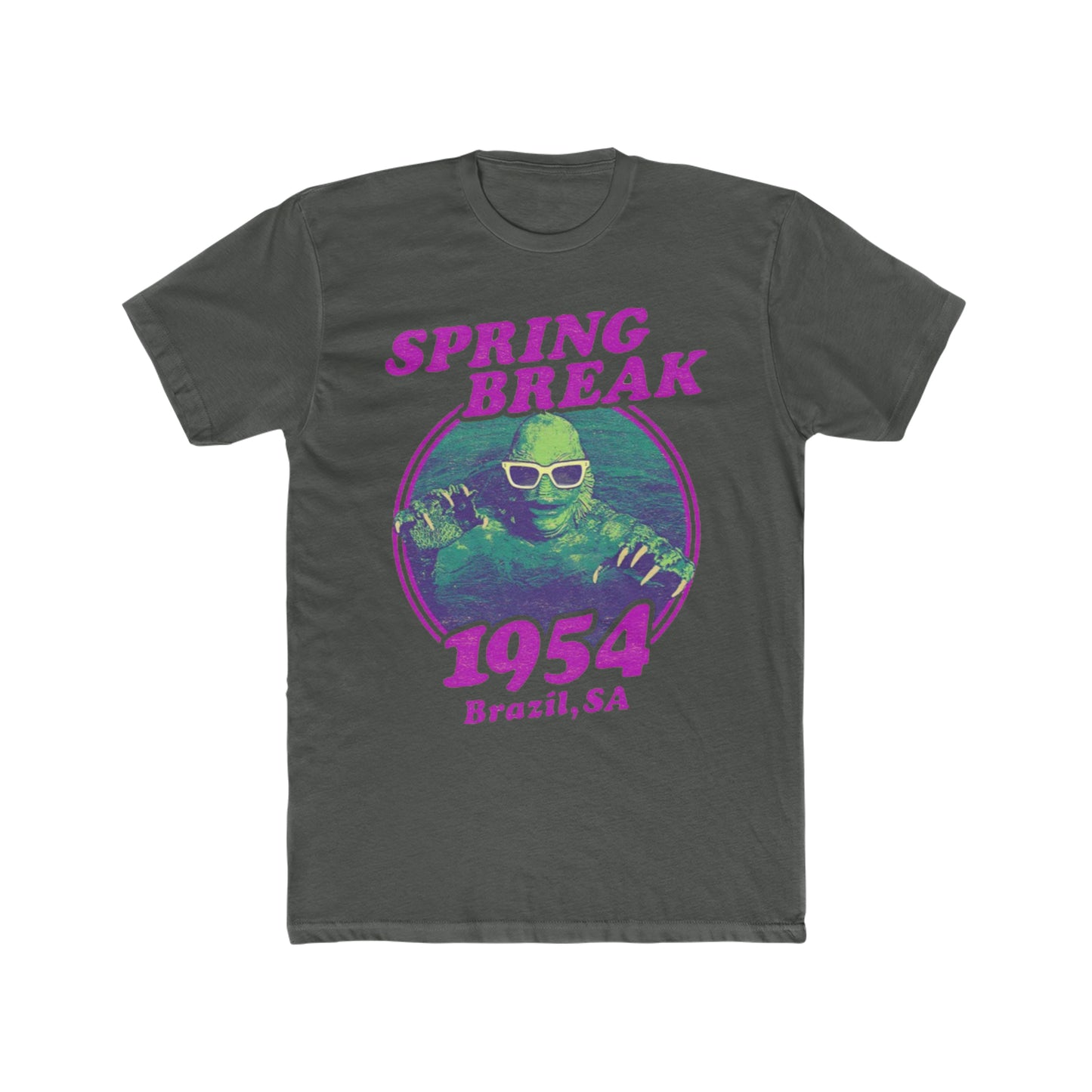 Creature from the Black Lagoon in Spring Break, 1954 Brazil, SA, Parody, Fun, Horror Humor Tee