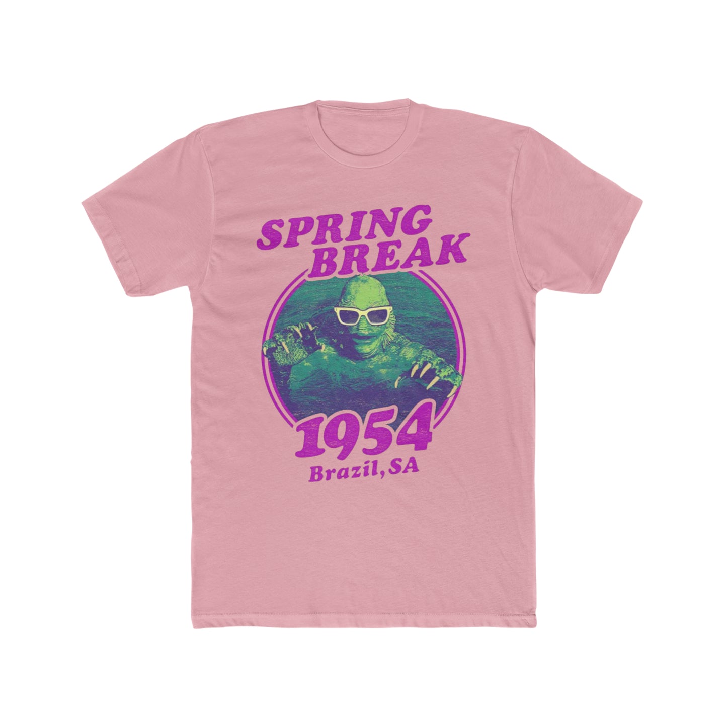 Creature from the Black Lagoon in Spring Break, 1954 Brazil, SA, Parody, Fun, Horror Humor Tee