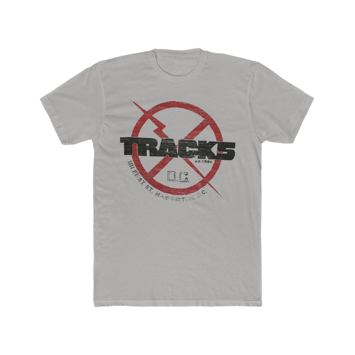 DC Nightclub Tracks, Distressed Style, Vintage Inspired Tee