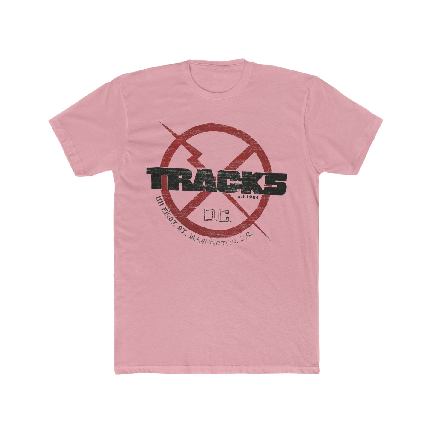 DC Nightclub Tracks, Distressed Style, Vintage Inspired Tee