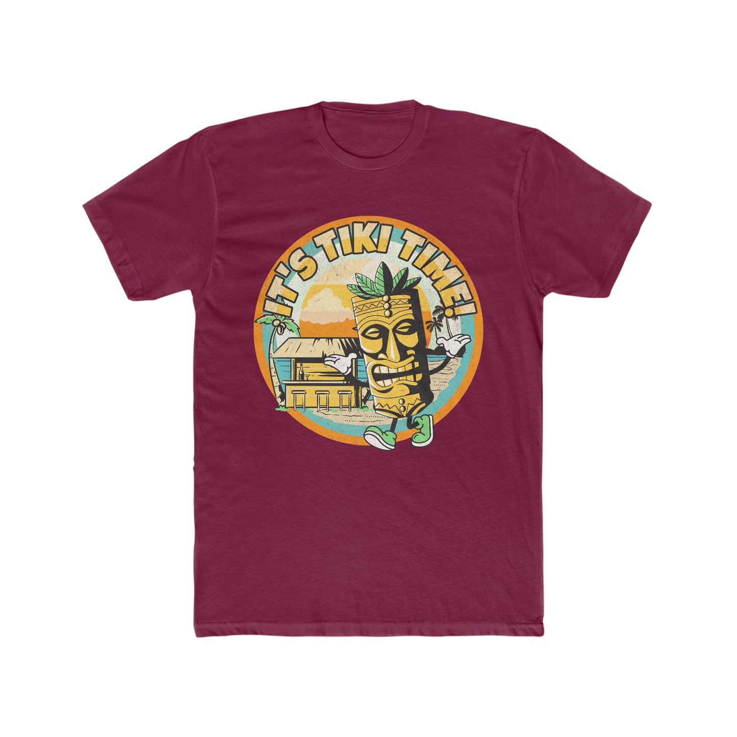 Tt's Tiki Time, Summer, Beach, Vintage Inspired Tee