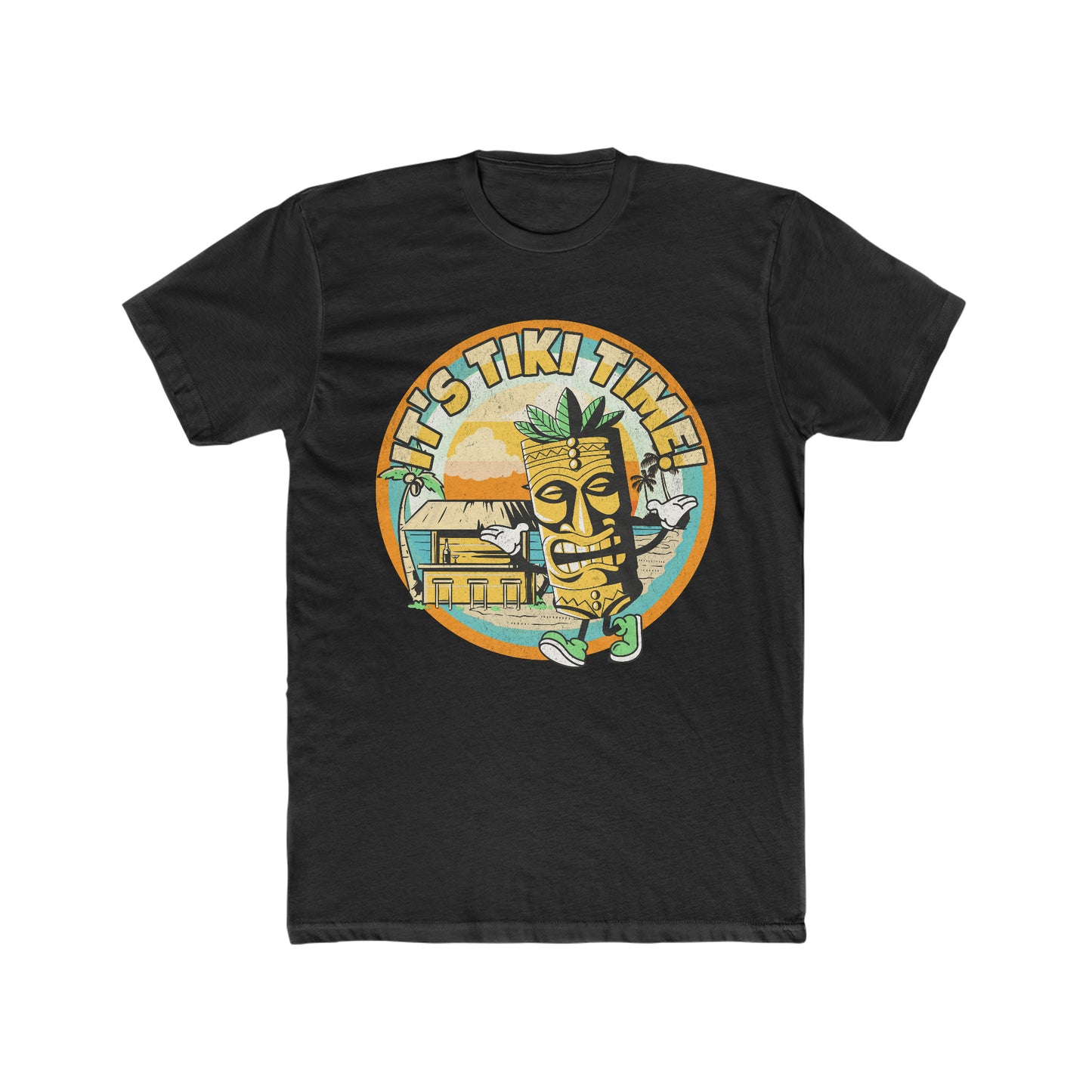 Tt's Tiki Time, Summer, Beach, Vintage Inspired Tee