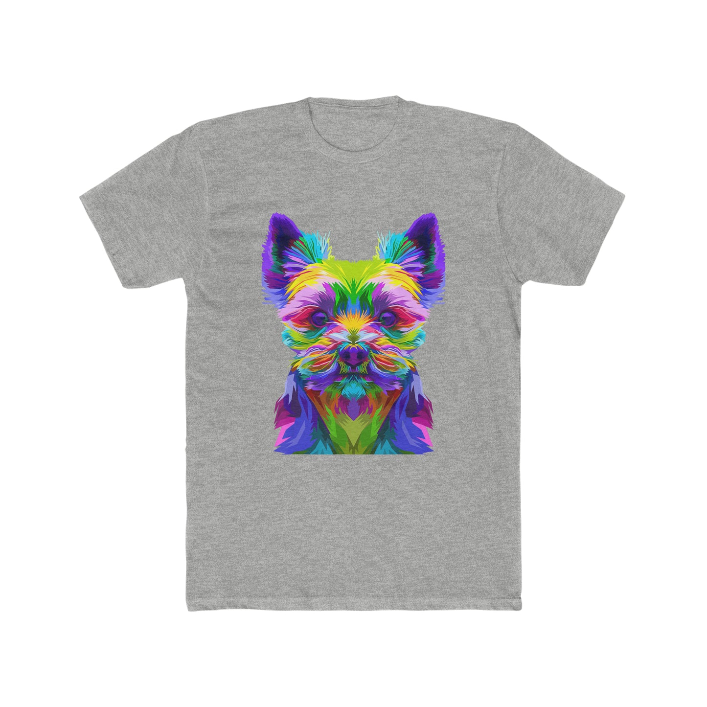 Colorful Yorkie, Pop Art Tee