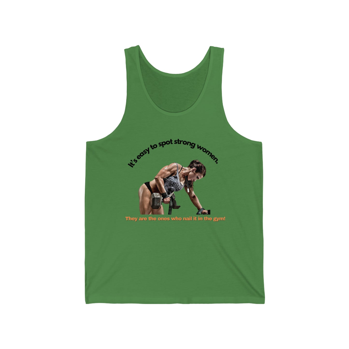 Female Bodybuilder, Inspirational Quote, Workout Tank Top