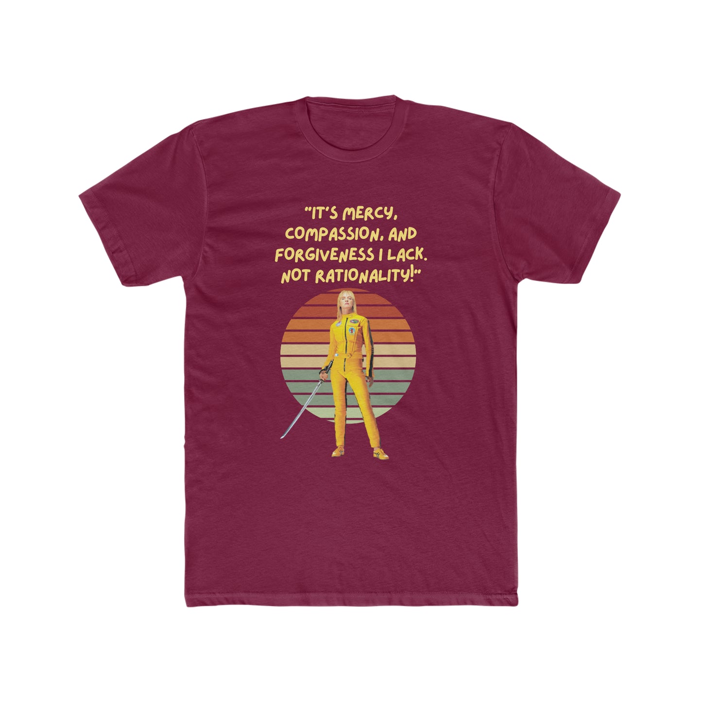 Kill Bill, The Bride Quote, Uma Thurman Retro Tee