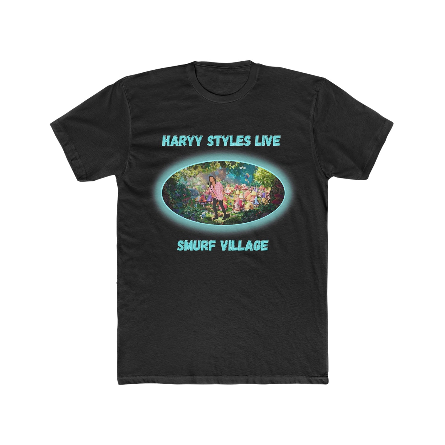 Harry Styles Live at Smurf Village Custom Tee