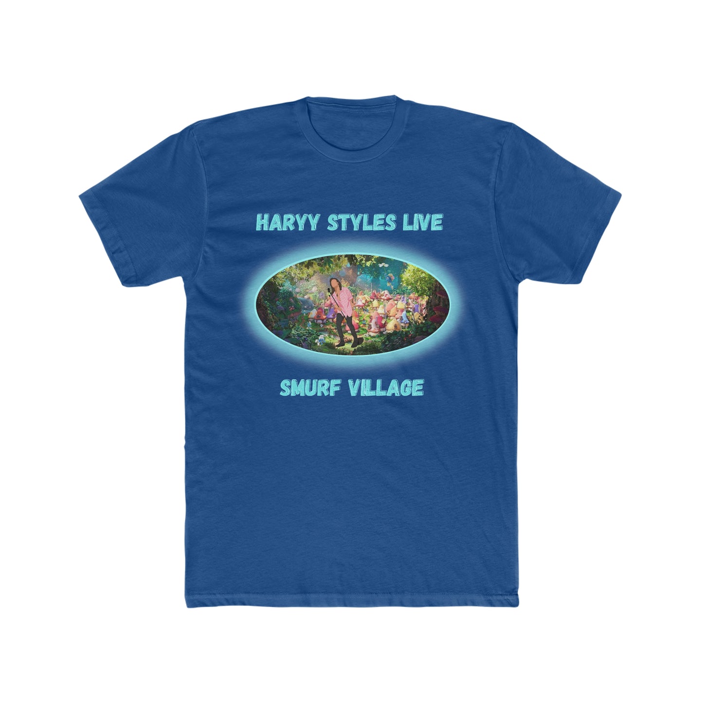 Harry Styles Live at Smurf Village Custom Tee