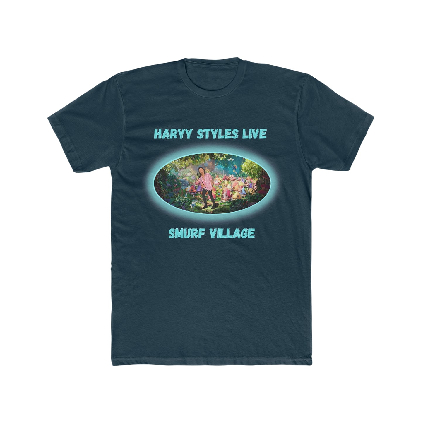 Harry Styles Live at Smurf Village Custom Tee