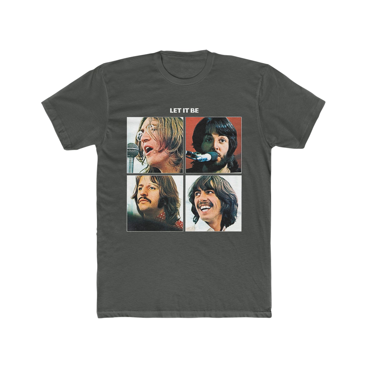 The Beatles, Let it Be Album Cover, Iconic Song Tee