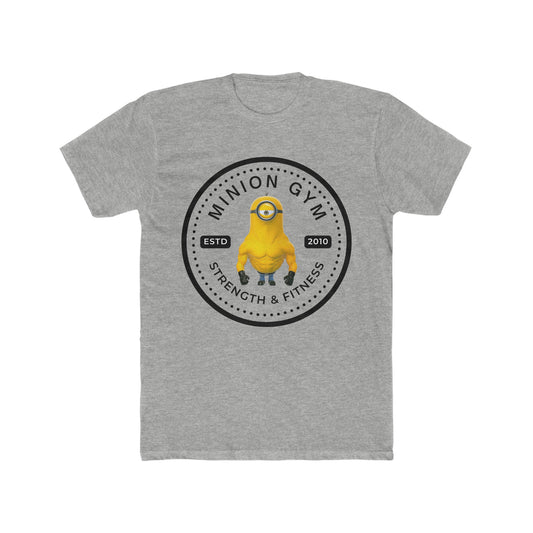 Minion Gym, Strength and Fitness, Parody on Despicable Me Movie,  Logo Tee