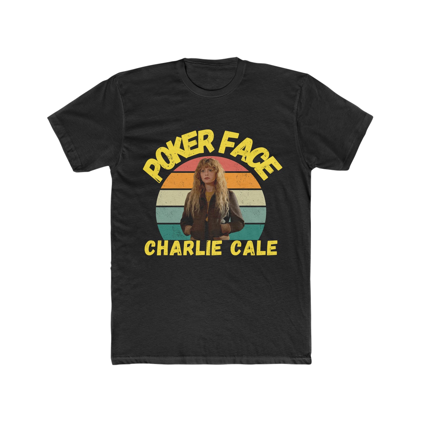 Poker Face, Charlie Cale, Vintage Inspired, Distressed Style Tee