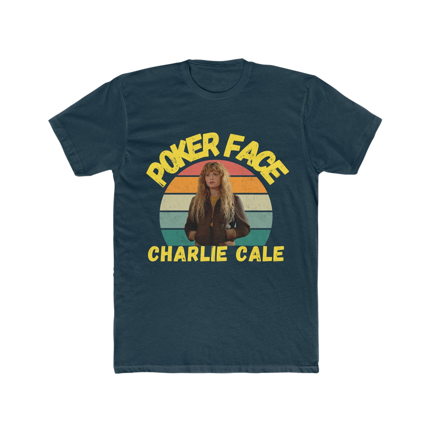 Poker Face, Charlie Cale, Vintage Inspired, Distressed Style Tee