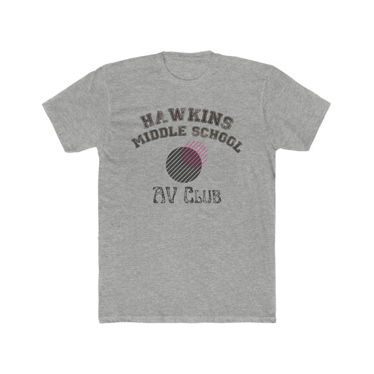 Stranger Things, Hawkins Middle School, AV Club, Distressed Look, Vintage Inspired Tee