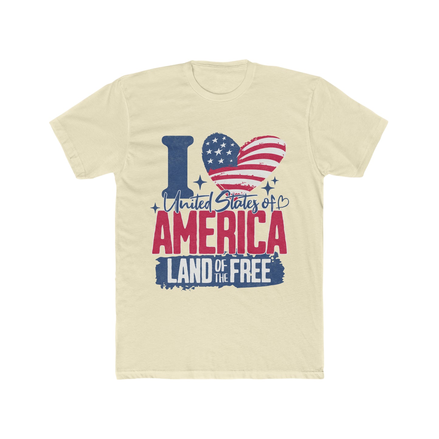 I Love America, Land Of The Free, USA Pride Tee