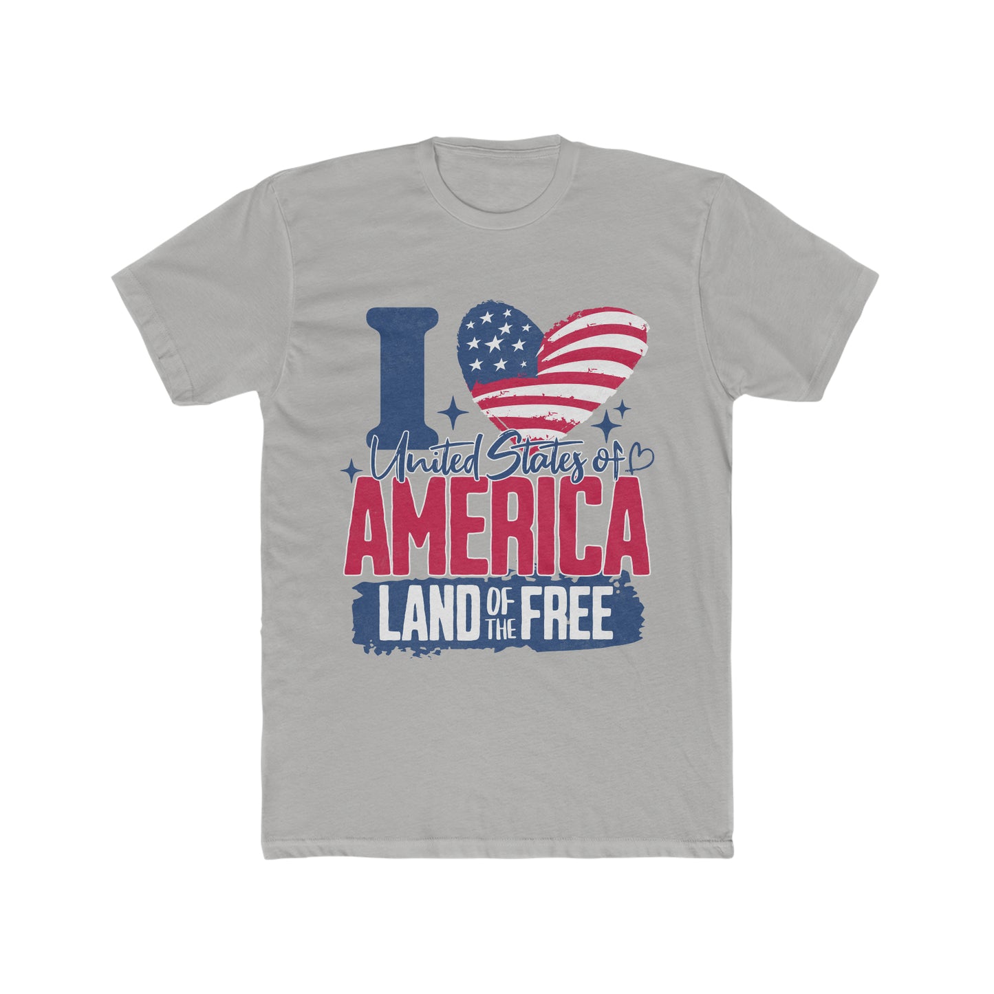 I Love America, Land Of The Free, USA Pride Tee