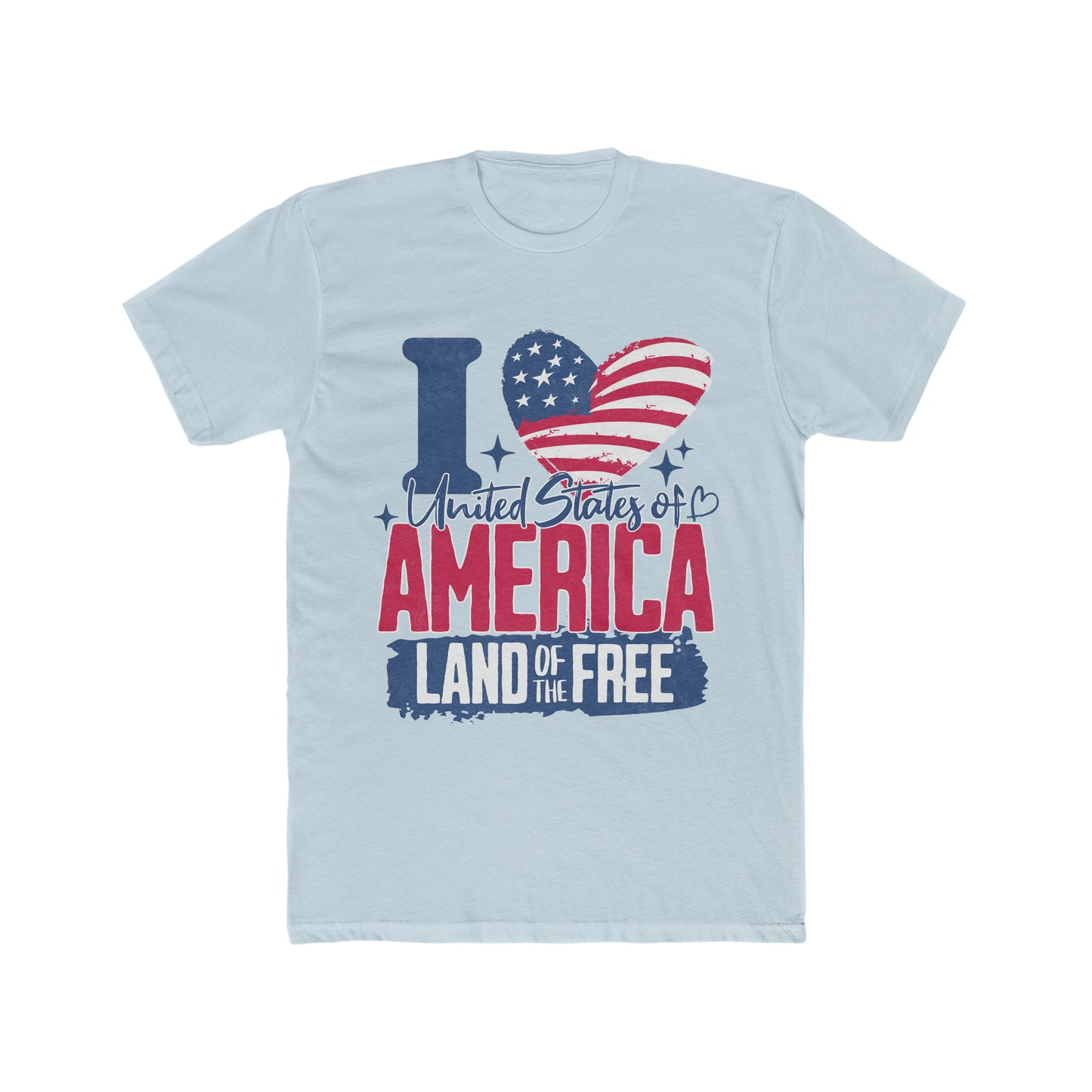 I Love America, Land Of The Free, USA Pride Tee