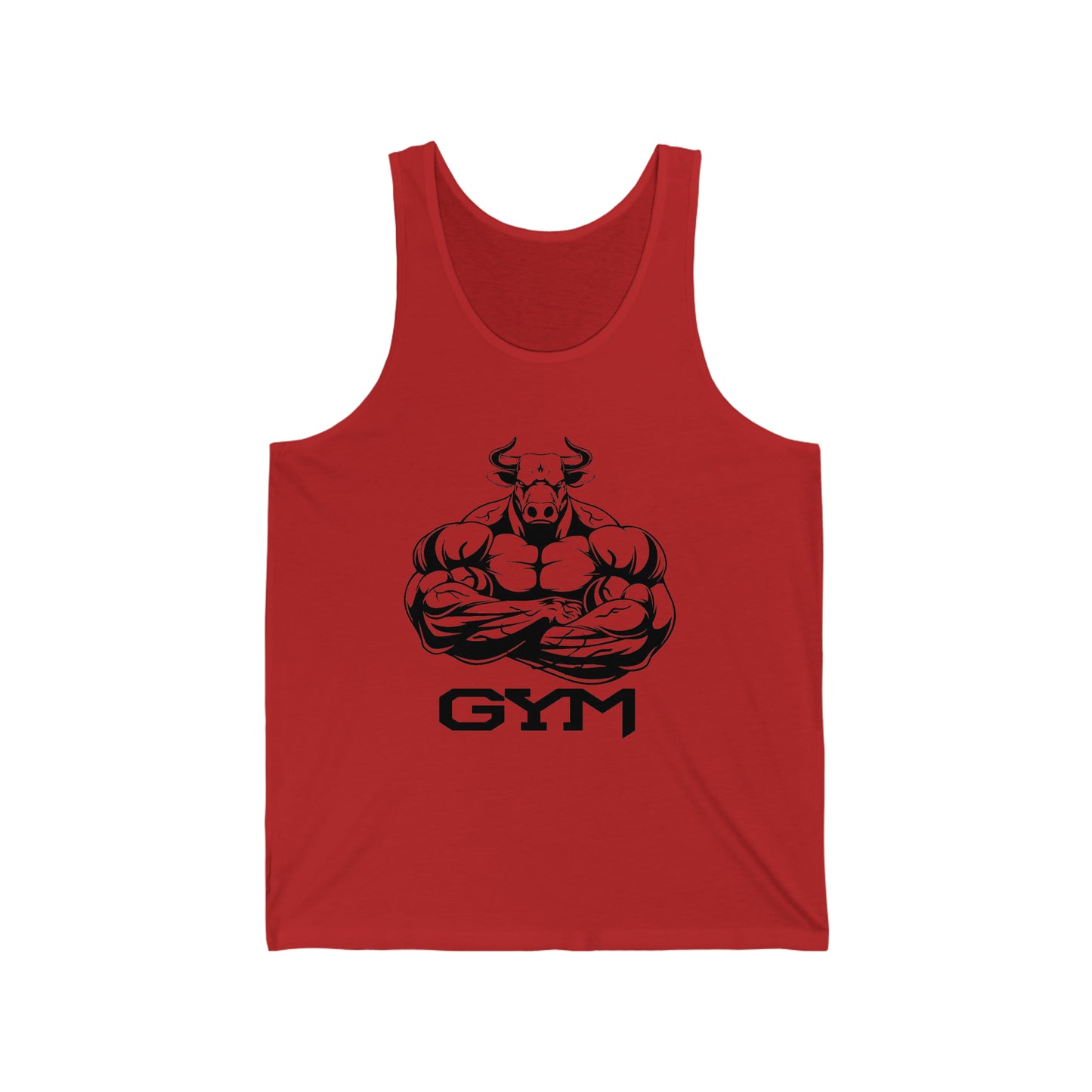 Gym Tee Workout Attire, Bull, Toro Tank Top