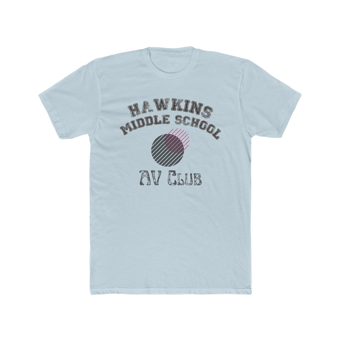 Stranger Things, Hawkins Middle School, AV Club, Distressed Look, Vintage Inspired Tee