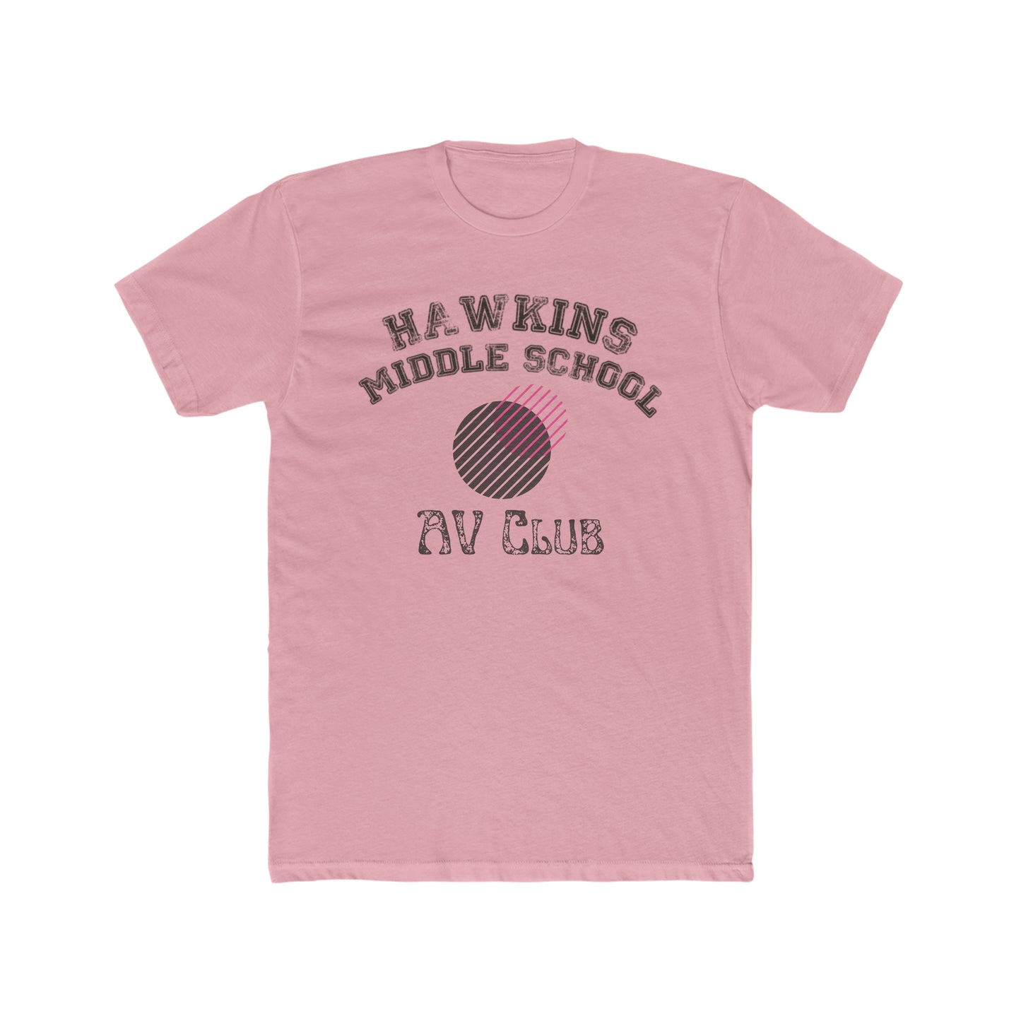 Stranger Things, Hawkins Middle School, AV Club, Distressed Look, Vintage Inspired Tee