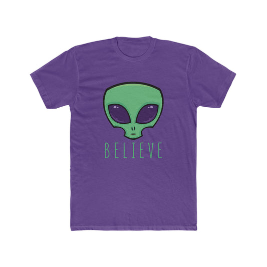 Martian, Alien Face, Believe Tee