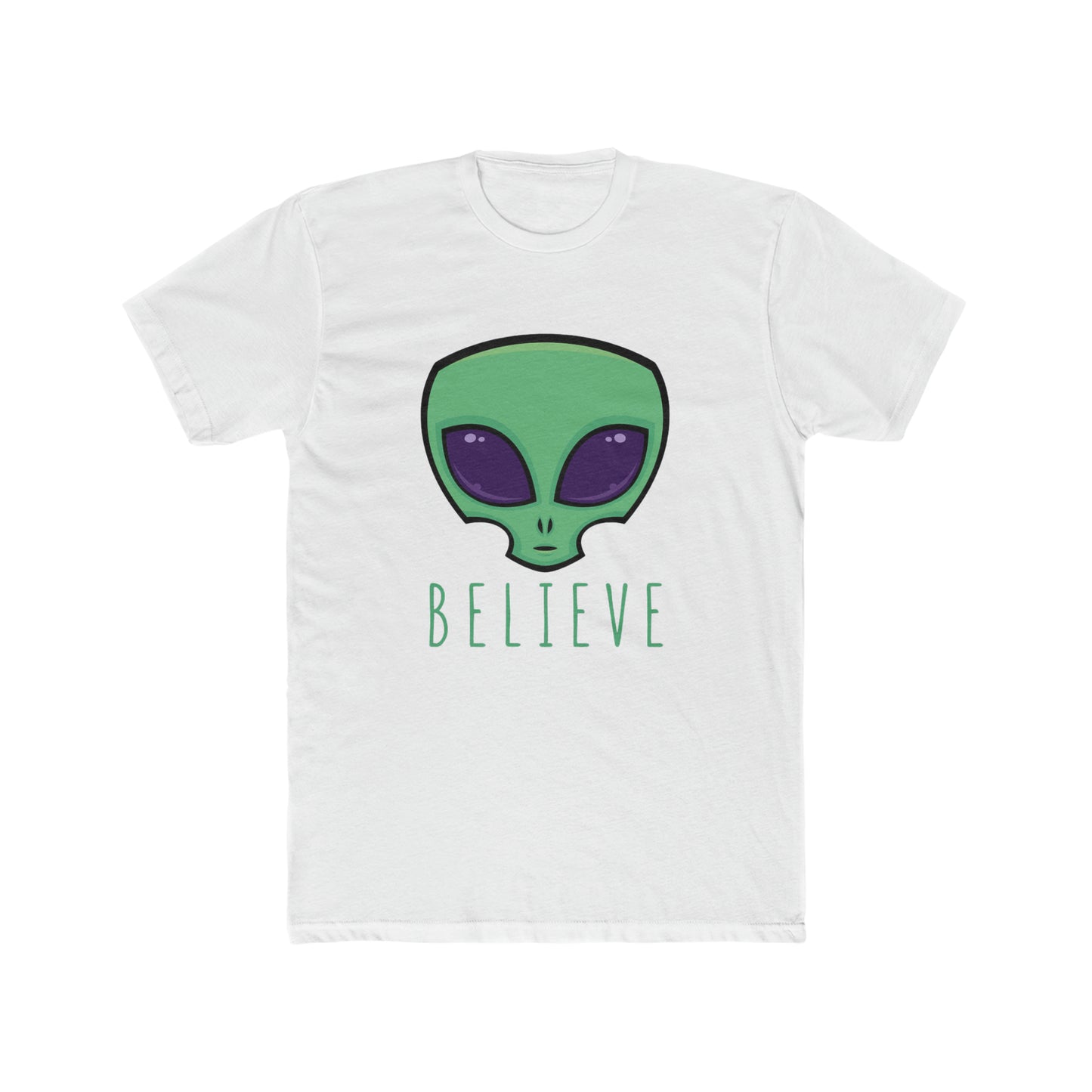 Martian, Alien Face, Believe Tee