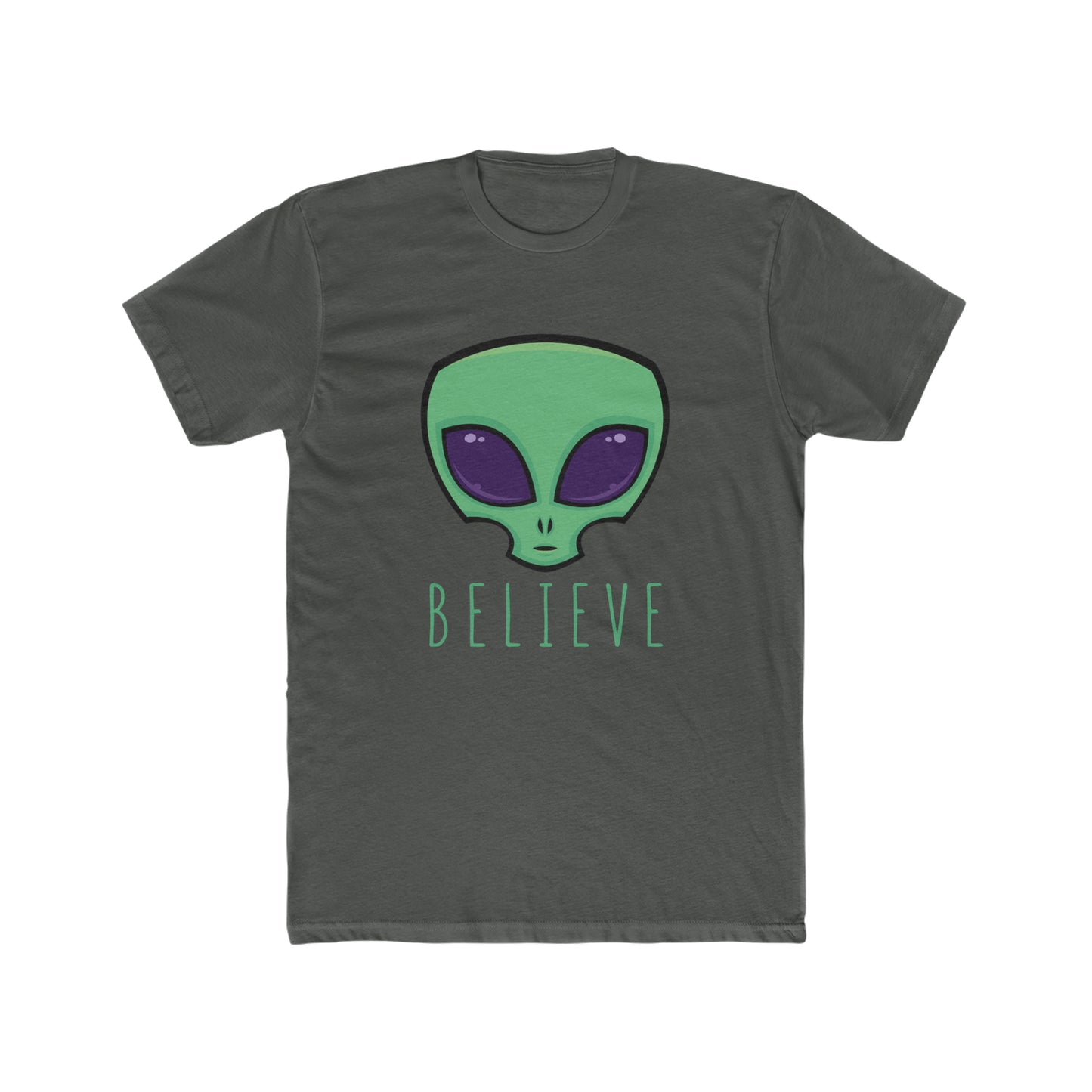 Martian, Alien Face, Believe Tee