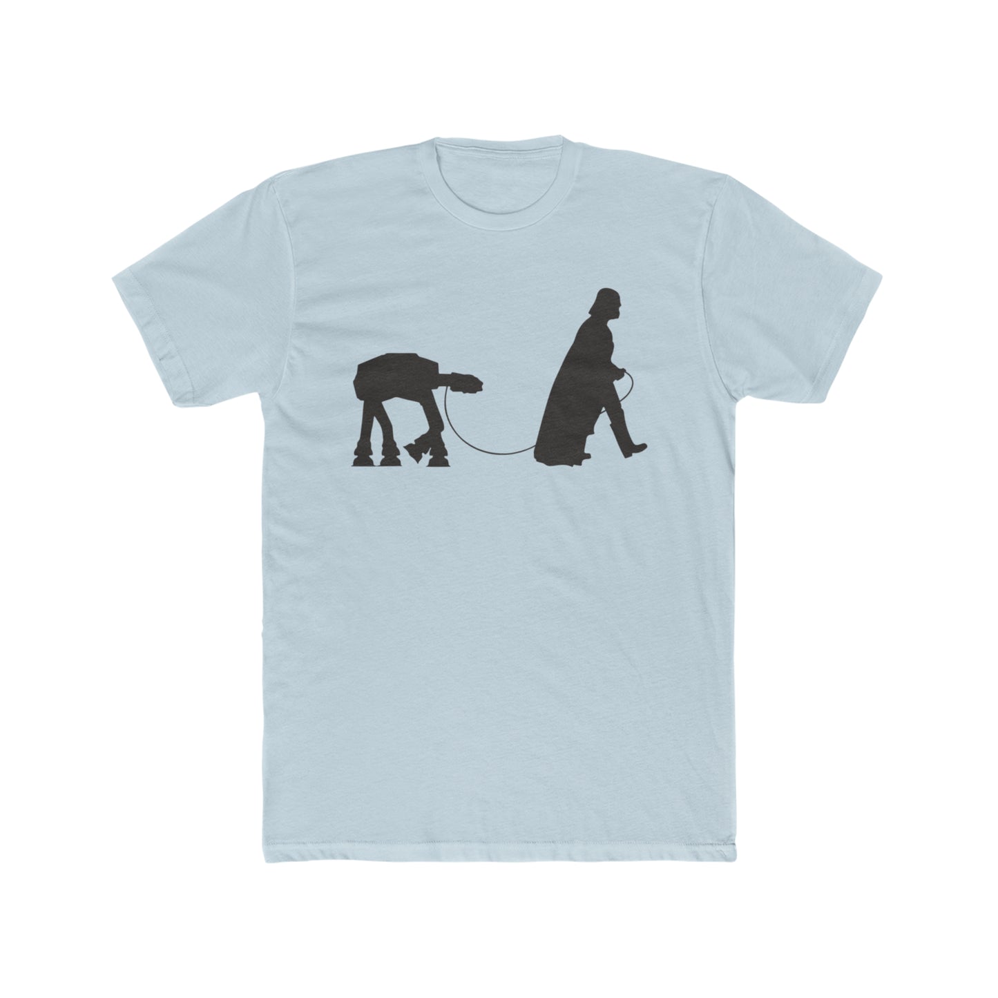 Darth Vader Walking An At-At On A leash, Funny Star Wars Reference Tee