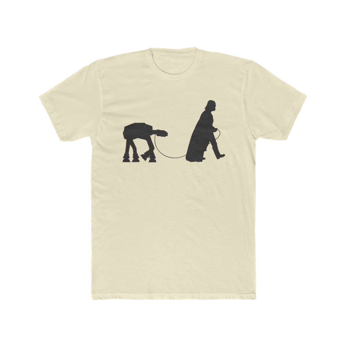 Darth Vader Walking An At-At On A leash, Funny Star Wars Reference Tee