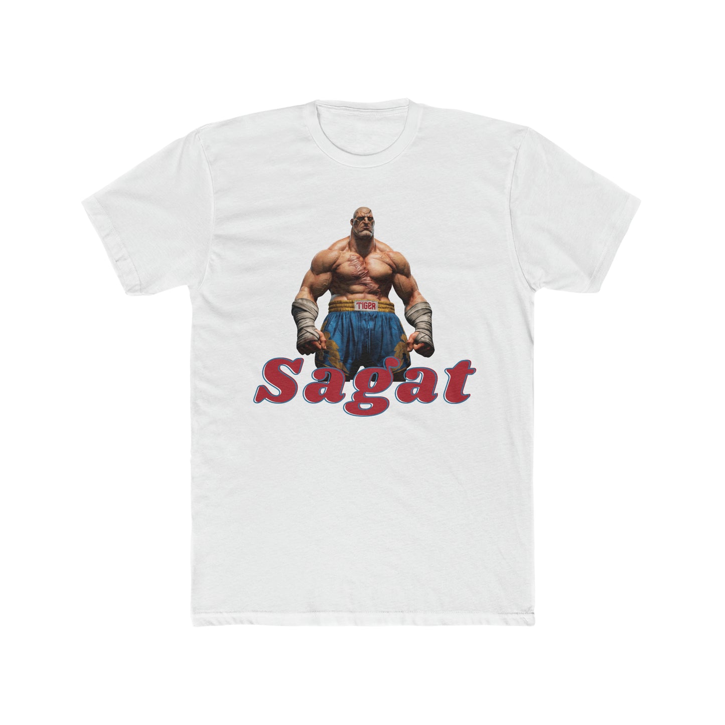 Sagat from Streetfighter Video Game Tee