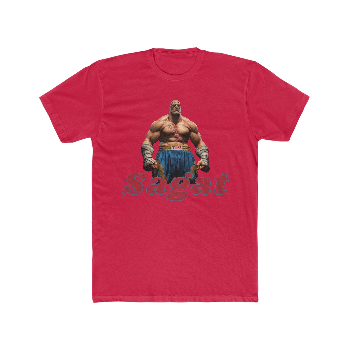 Sagat from Streetfighter Video Game Tee