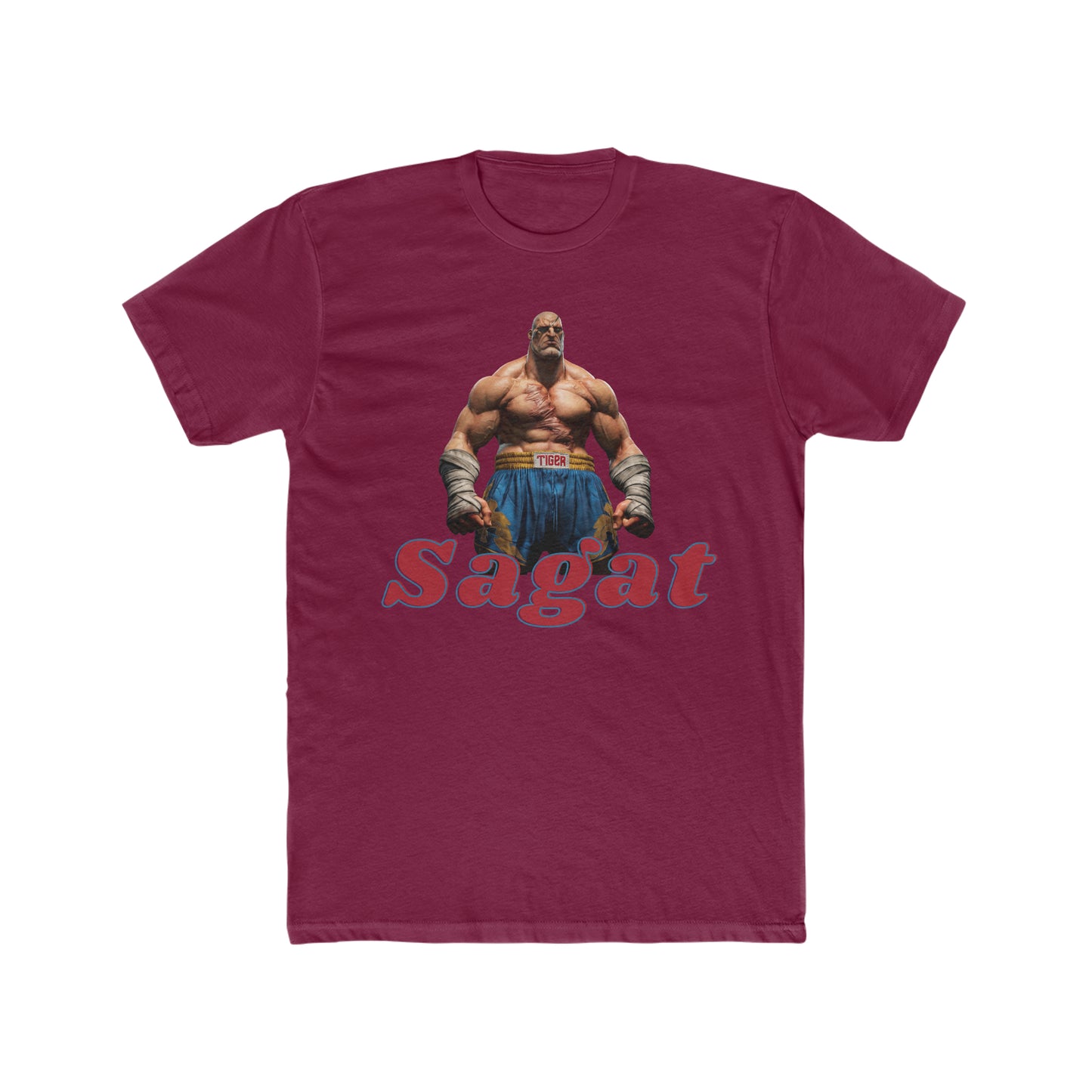 Sagat from Streetfighter Video Game Tee