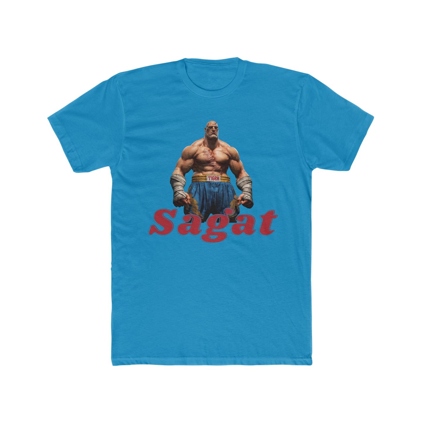 Sagat from Streetfighter Video Game Tee