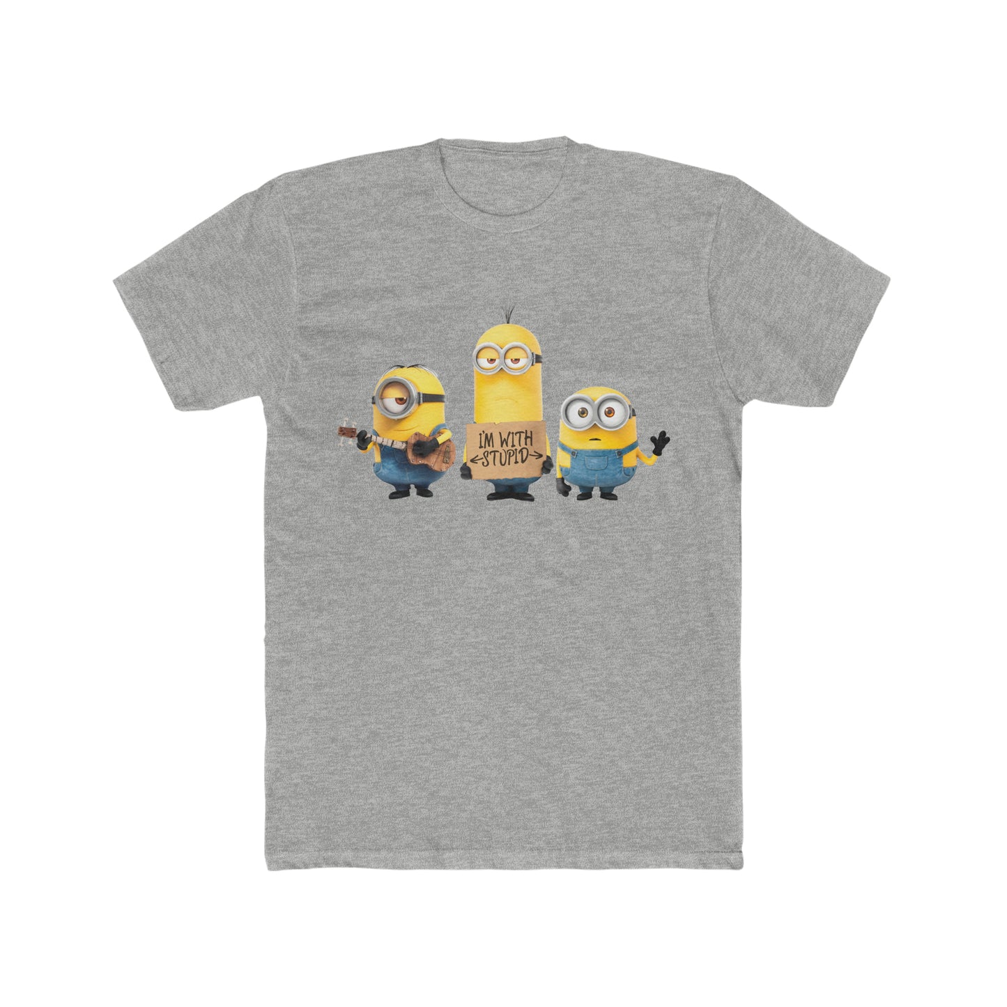 I'm With Stupid Minions Tee