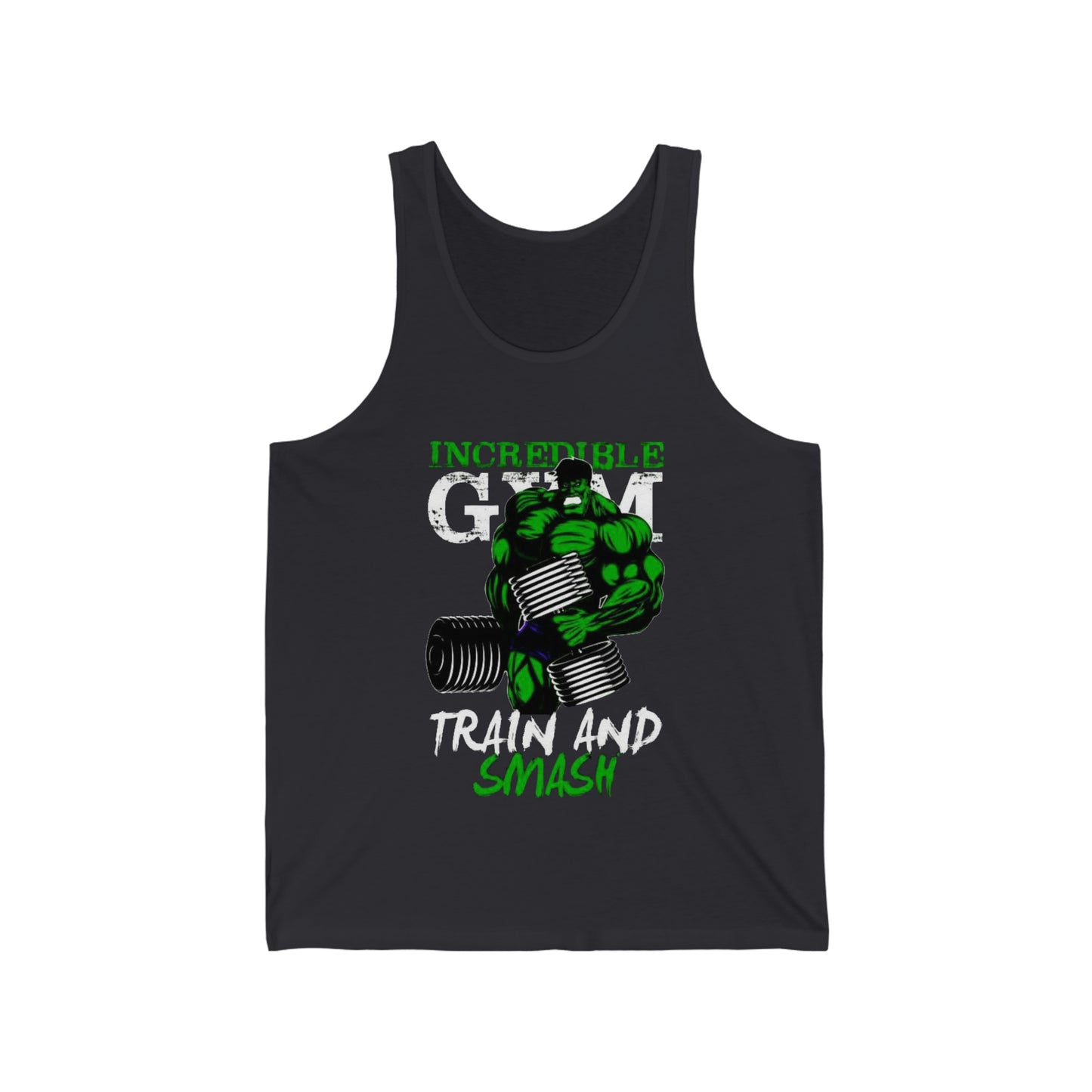 Incredible Hulk Gym, Train and Smash, Workout Tank Top