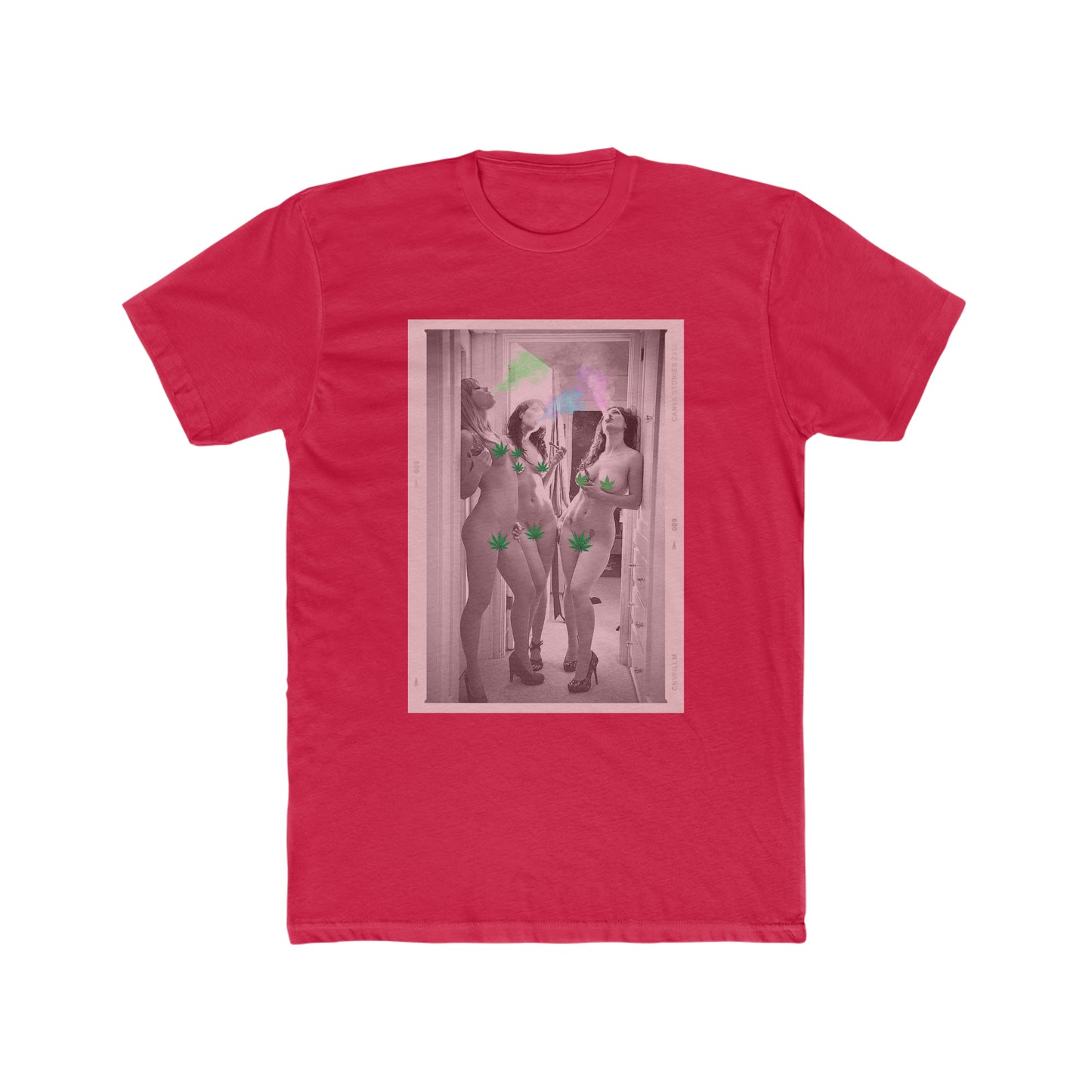 Naked Girls Smoking Weed Tee