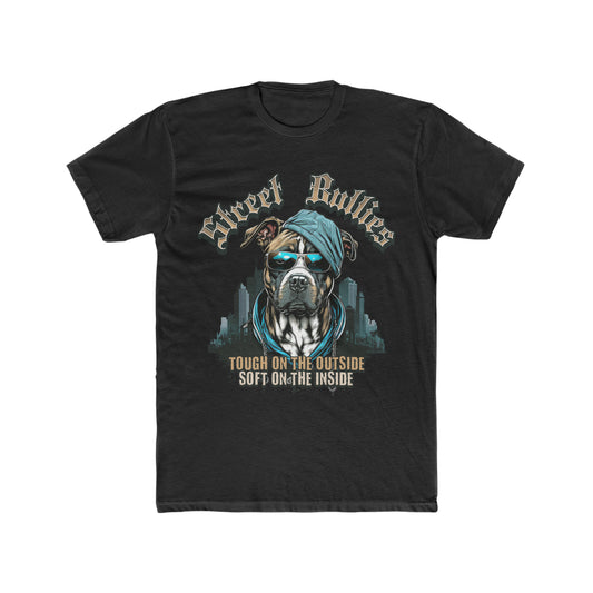 Street Bullies, Tough On The Outside, Soft On The Inside, Cute, Dog Parody, Futuristic Art Tee