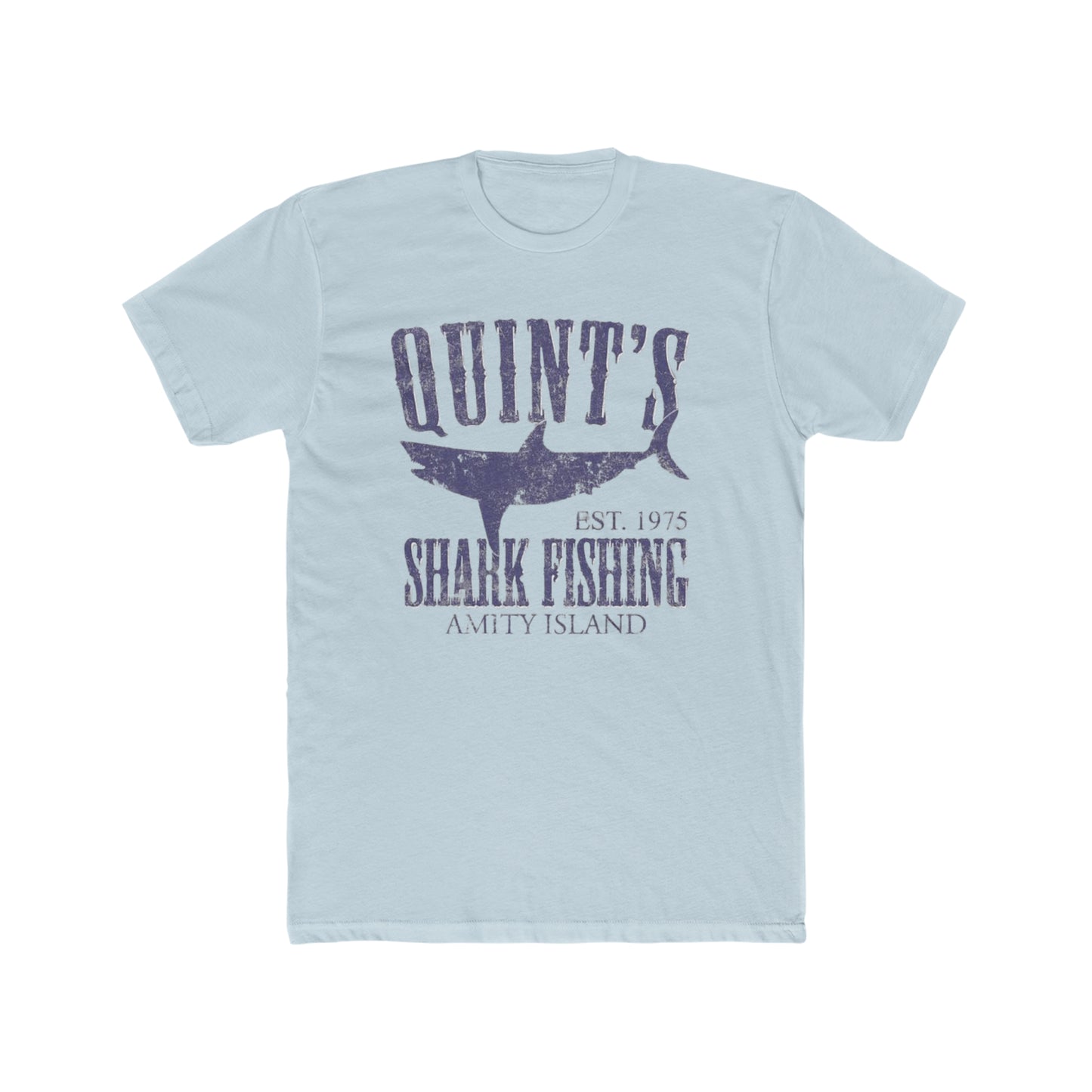 Quint's Shark Fishing From the Movie Jaws, Vintage Inspired Tee