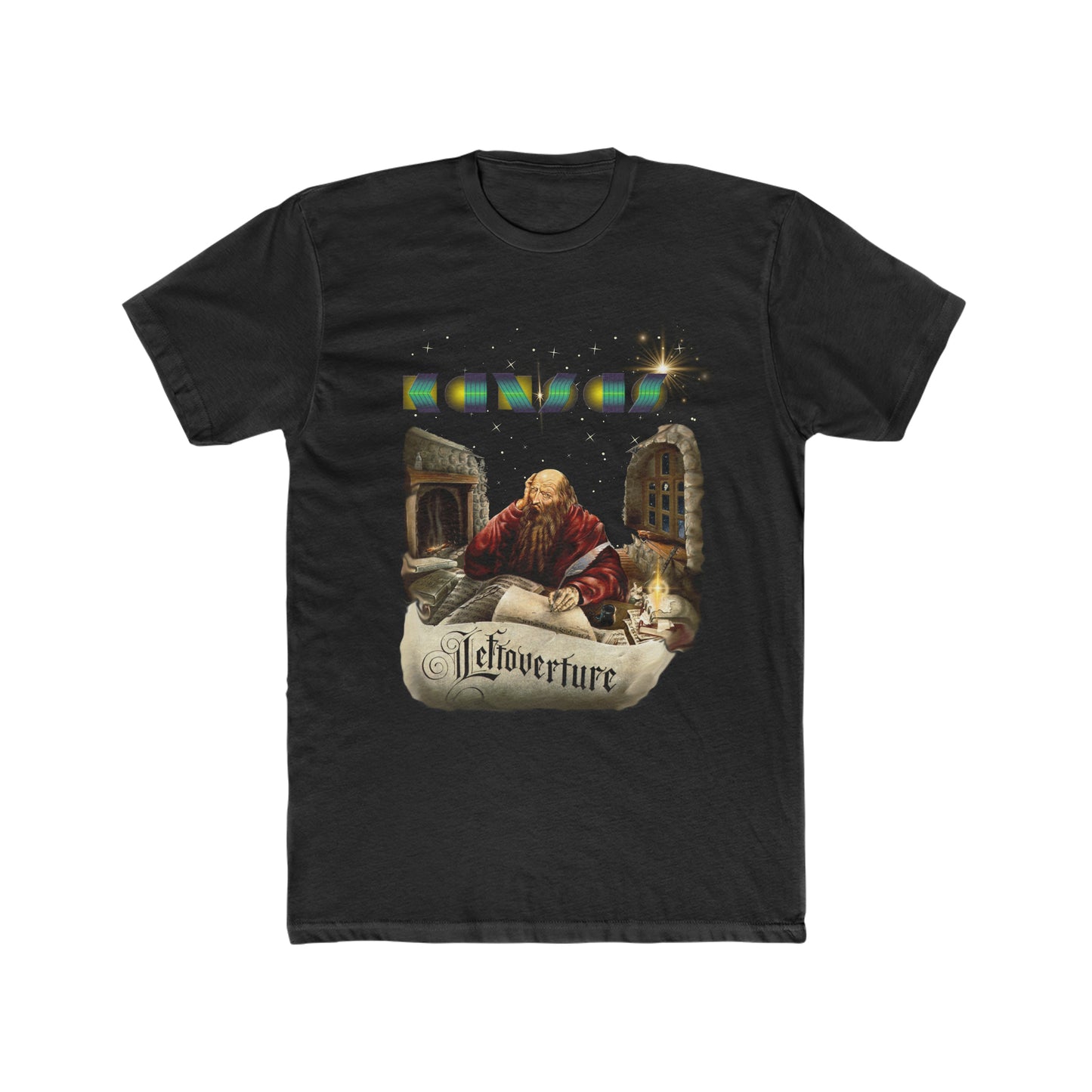 Kansas, Leftoverture Album Cover, Rock Tee